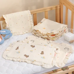 Almohada para siesta de recién nacido, algodón transpirable