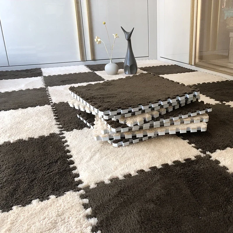 Alfombra de juego para bebé felpa suave 30x30 cm - imagen 5