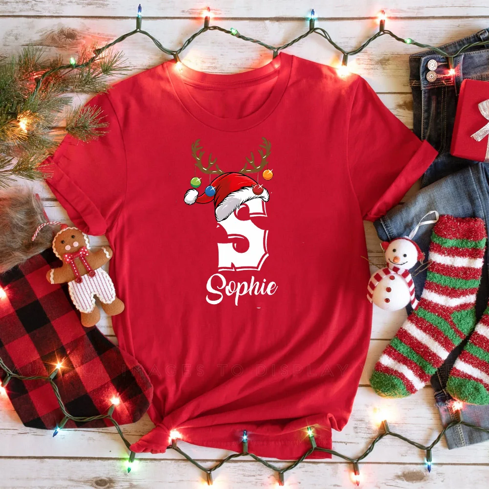 Ropa navideña a juego para toda la familia con inicial y nombre - imagen 4