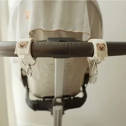 Vvocci ganchos de cochecito con clips para bolsas infantiles