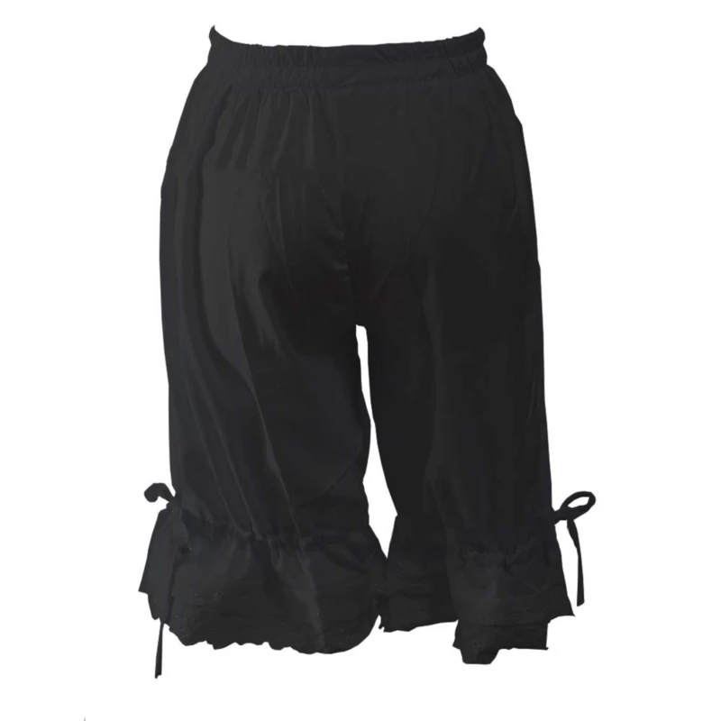 Pantalones cortos de bebé de encaje anchos – Cintura elástica - imagen 3