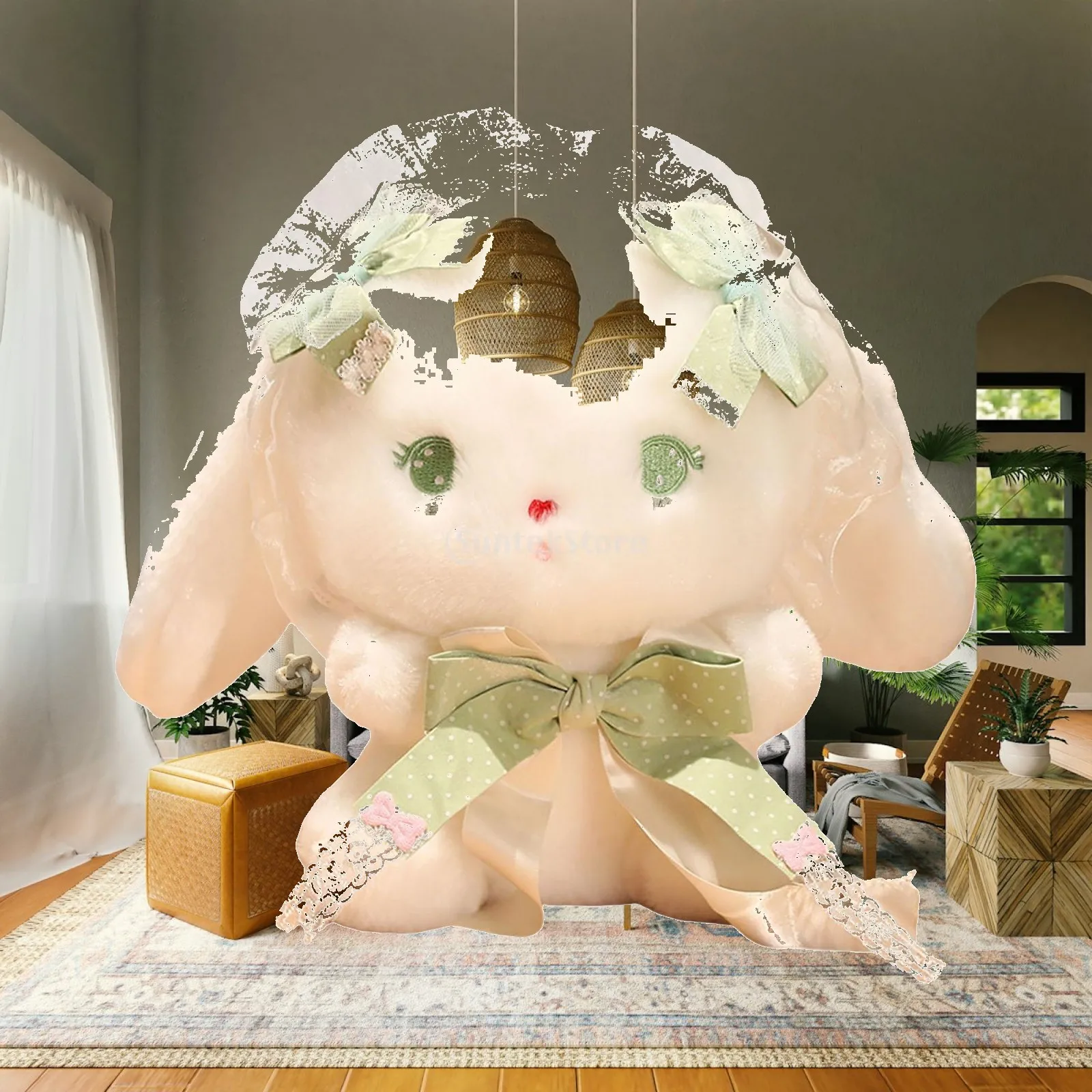Peluche conejito para habitación infantil, figura suave regalo - imagen 5