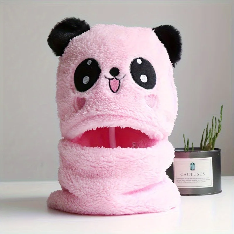 Gorro de invierno y bufanda de lana para niños - imagen 5