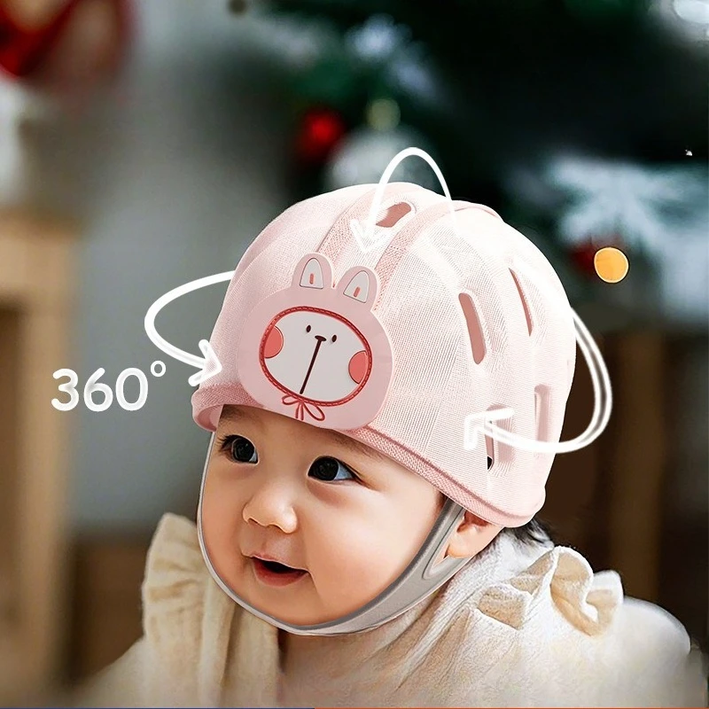 Casco anticaídas para bebé con acolchado ajustable - imagen 3