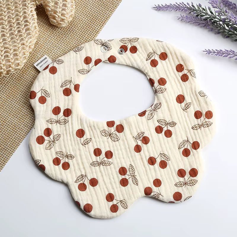 Babero bandana de algodon para bebe - Estilo coreano verano - imagen 2