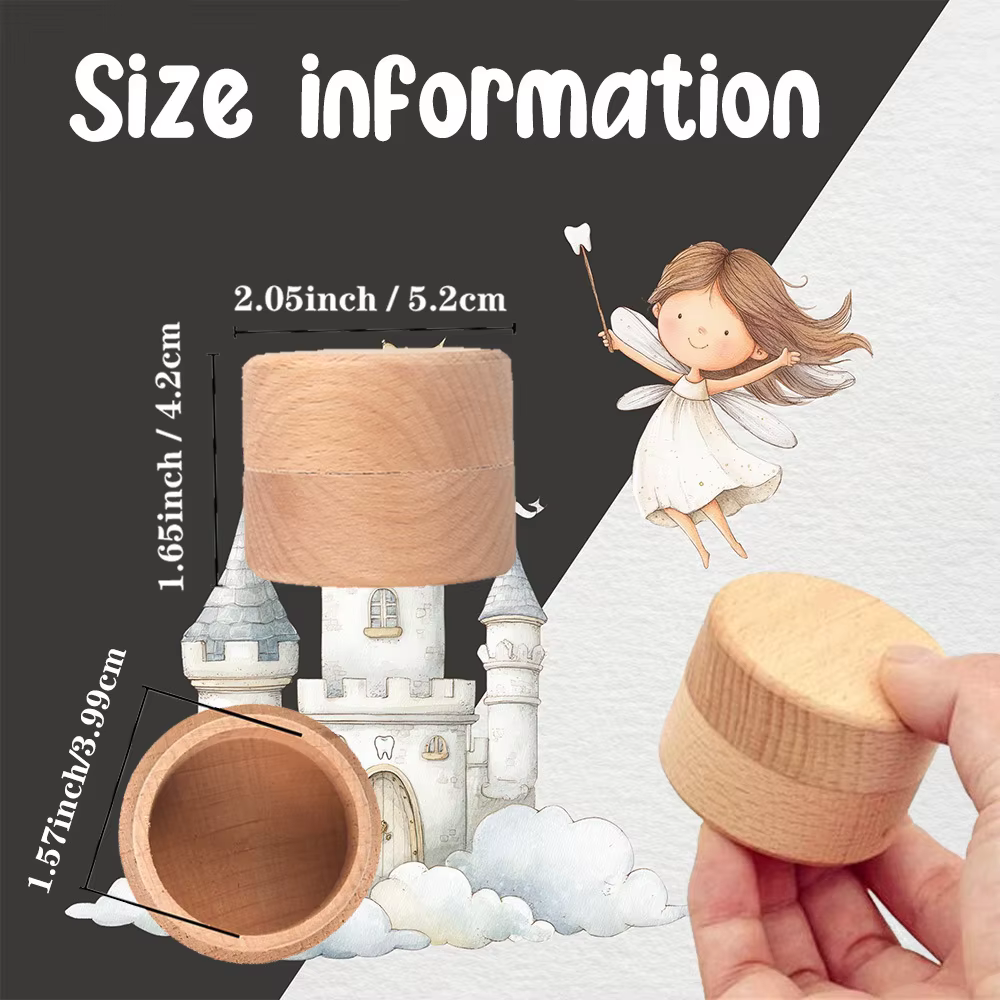 Caja de recuerdo del cordón umbilical personalizada con nombre - imagen 3
