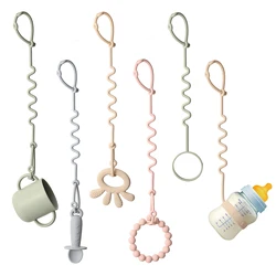 Cadena antipérdida silicona – Sujetador ajustable para biberón