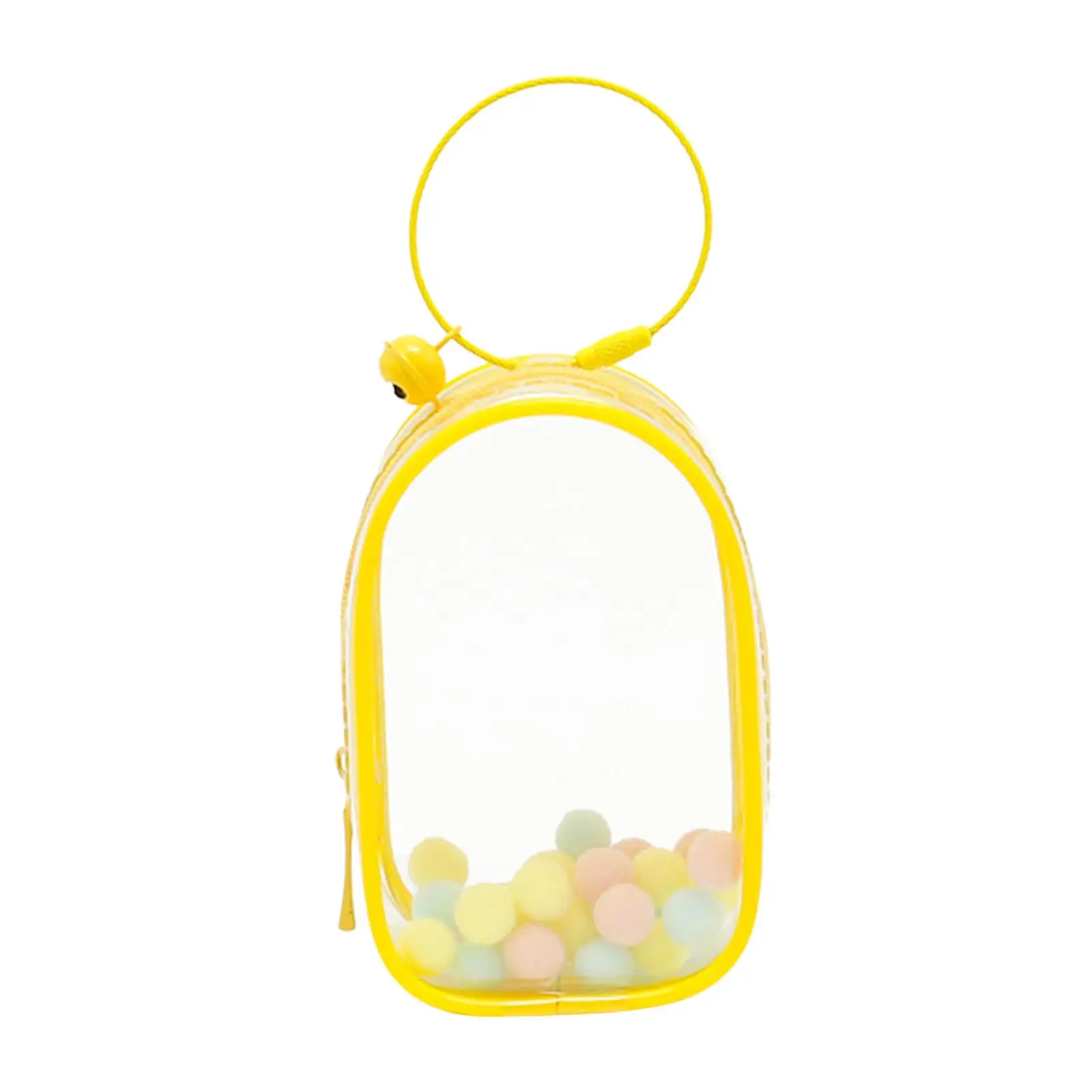 Bolso mini para muñecas de PVC transparente con llavero decorativo - imagen 2