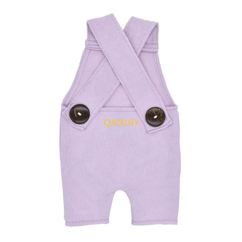 QX2D Pantalón bebé color sólido para sesión de fotos - imagen 5