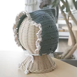Gorro de punto con orejeras para niña – Lana suave ajustable