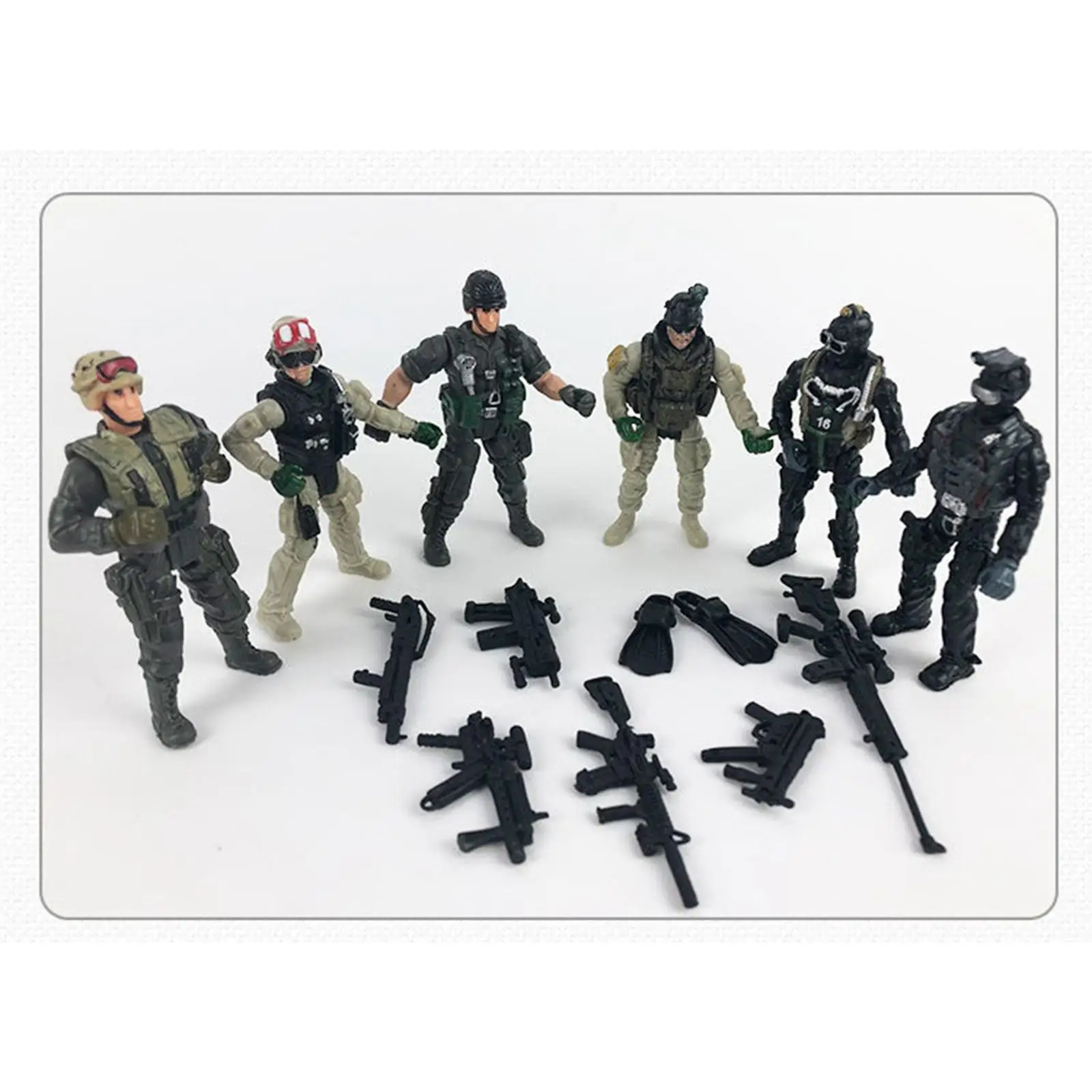 Figura de acción de soldado para niños con accesorios de juego - imagen 5