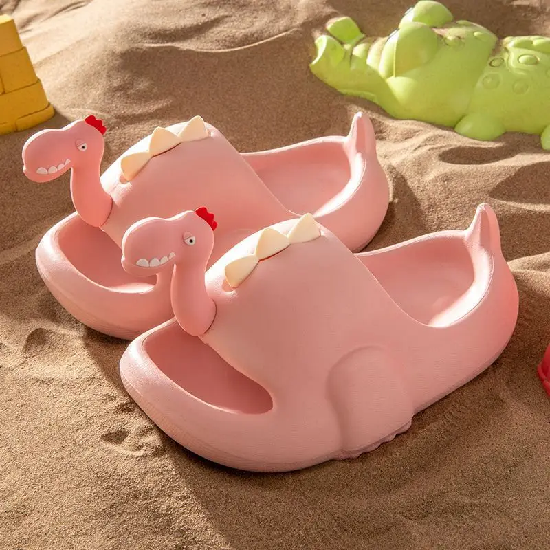 Zapatillas de dinosaurios antideslizantes de verano para casa y calle - imagen 5