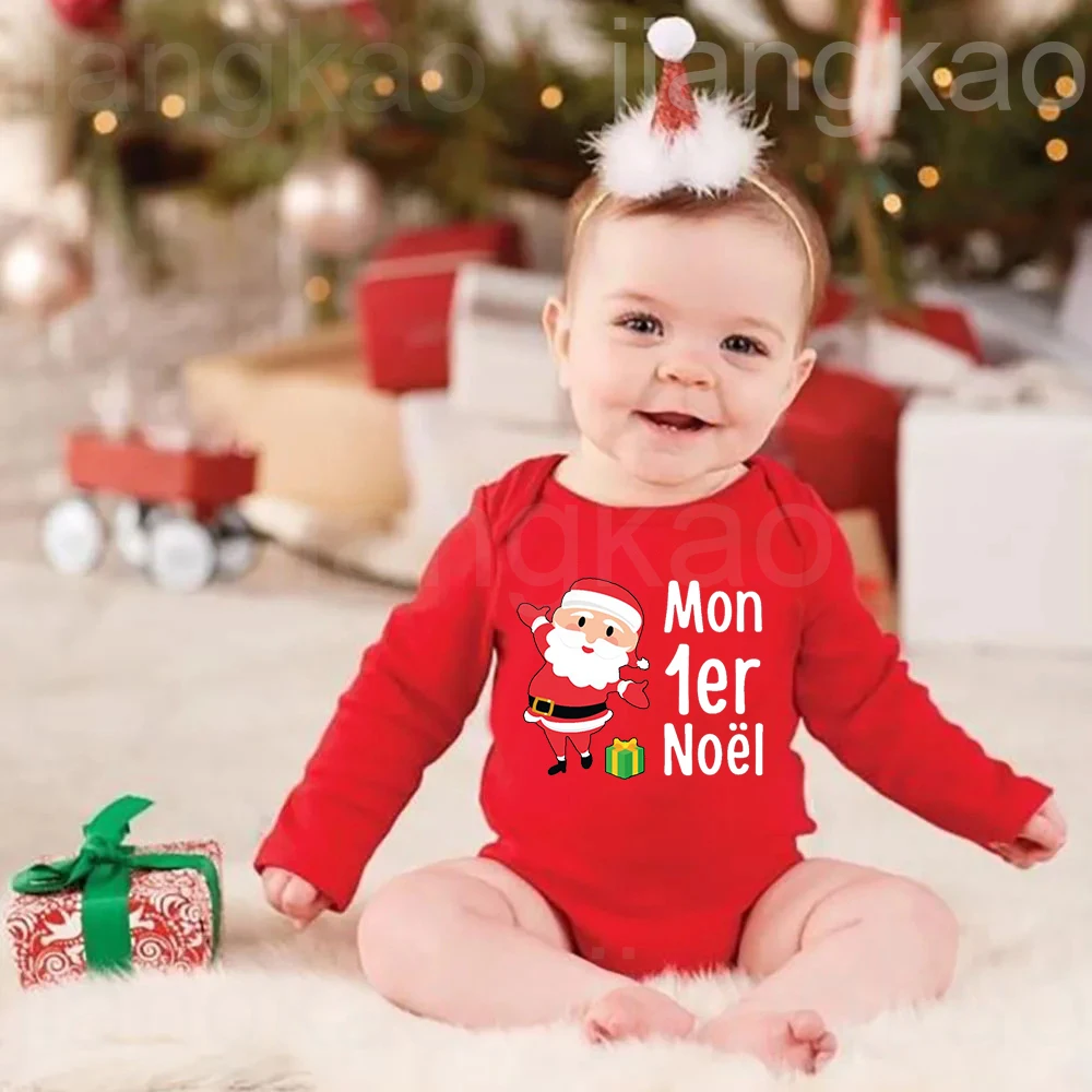 Body Papá Noel Bebé – Primera Navidad, Confort y Estilo Festivo