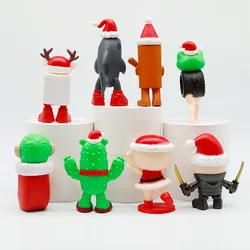 Figuras de acción de Navidad en PVC estilo italiano Tun Tung