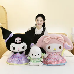 Peluche Kuromi macaron gran tamaño estilo tierno de Sanrio