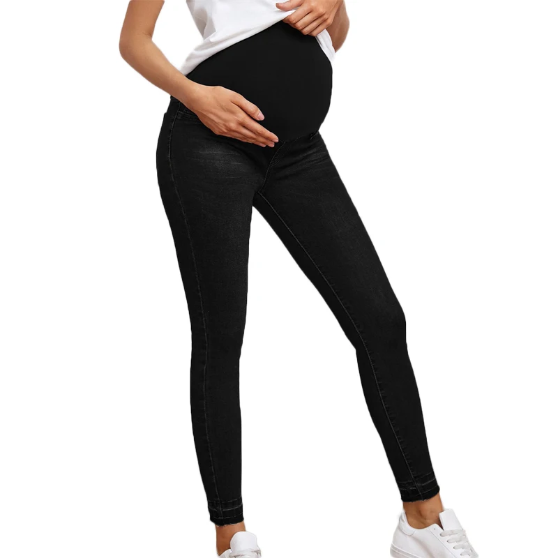 Jeans de maternidad elásticos y suaves, cómodos, transpirables - imagen 4