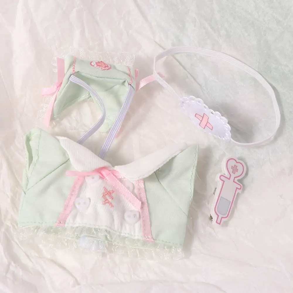 Disfraz de enfermera para muñecas estilo kawaii en algodón suave - imagen 5