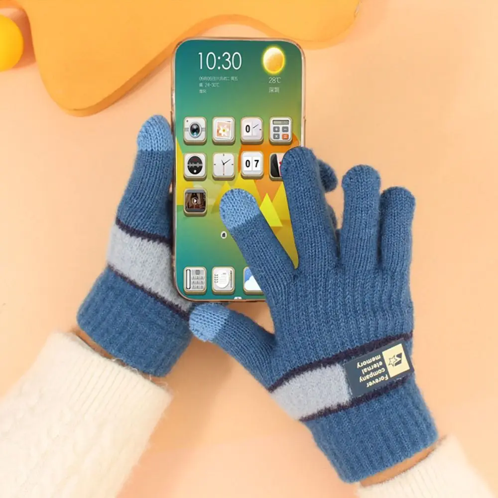 Interior suave de guantes táctiles para niños