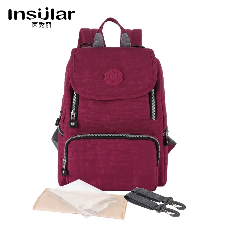 Mochila de pañales impermeable con amplio espacio para bebé - imagen 4