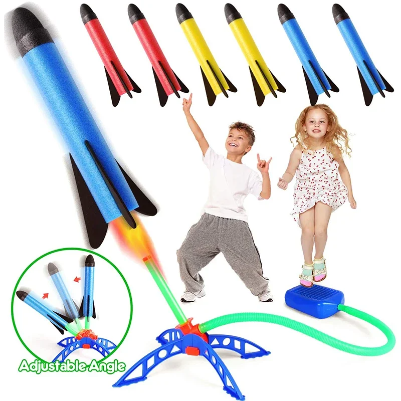 Lanzador de cohetes a aire para exteriores - Juguete infantil seguro - imagen 3