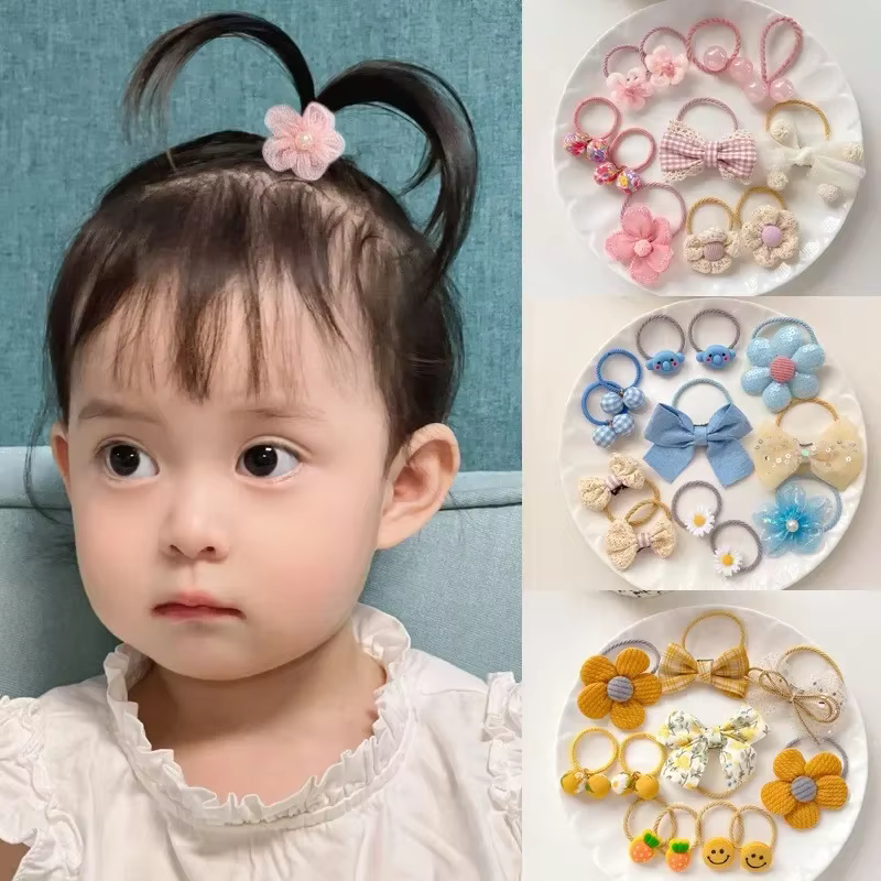 Tollder Banda para el pelo de bebé con lazo floral suave - imagen 2