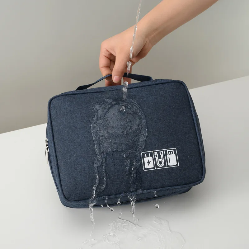 Organizador de cables impermeable para viajes con bolsa digital - imagen 2