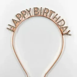Diadema para el pelo corona de pedrería cristal cumpleaños fiesta