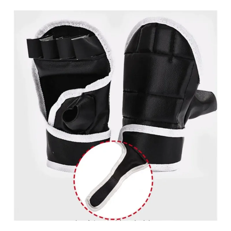 Guantes de boxeo antideslizantes con dedos descubiertos para niños - imagen 3