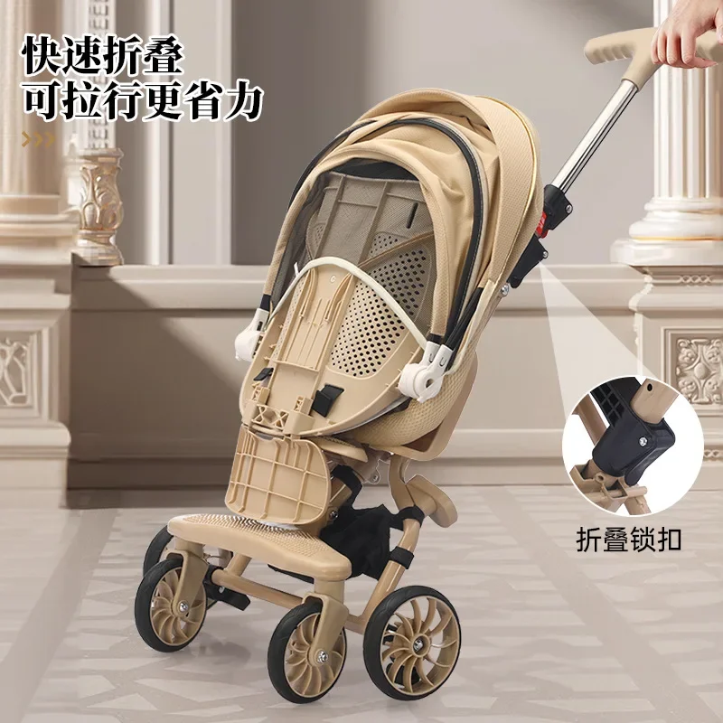 Carrito plegable infantil 360° – Compacto y fácil almacenaje - imagen 2