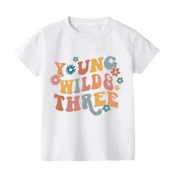 Camiseta retro de cumpleaños para niña con estilo divertido