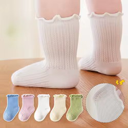 Calcetines veraniegos cortos para bebé, suaves y transpirables