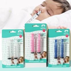 Aspirador nasal para bebés con jeringa de lavado nasal