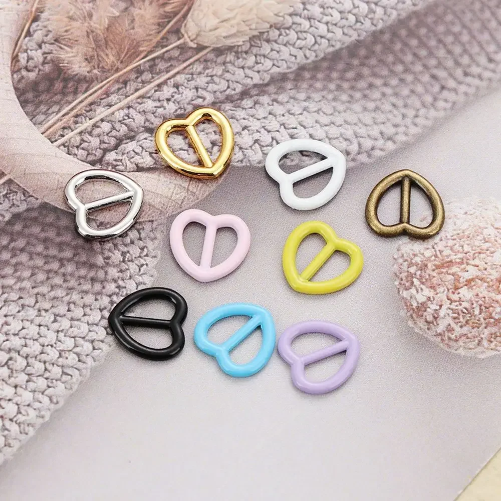 Hebilla corazón metálica mini para muñecas y accesorios infantiles - imagen 2