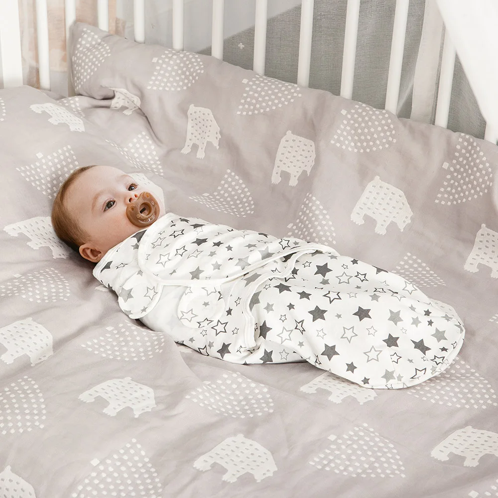 Saco de dormir con gorro para bebé 0-3 meses – Algodón transpirable - imagen 2