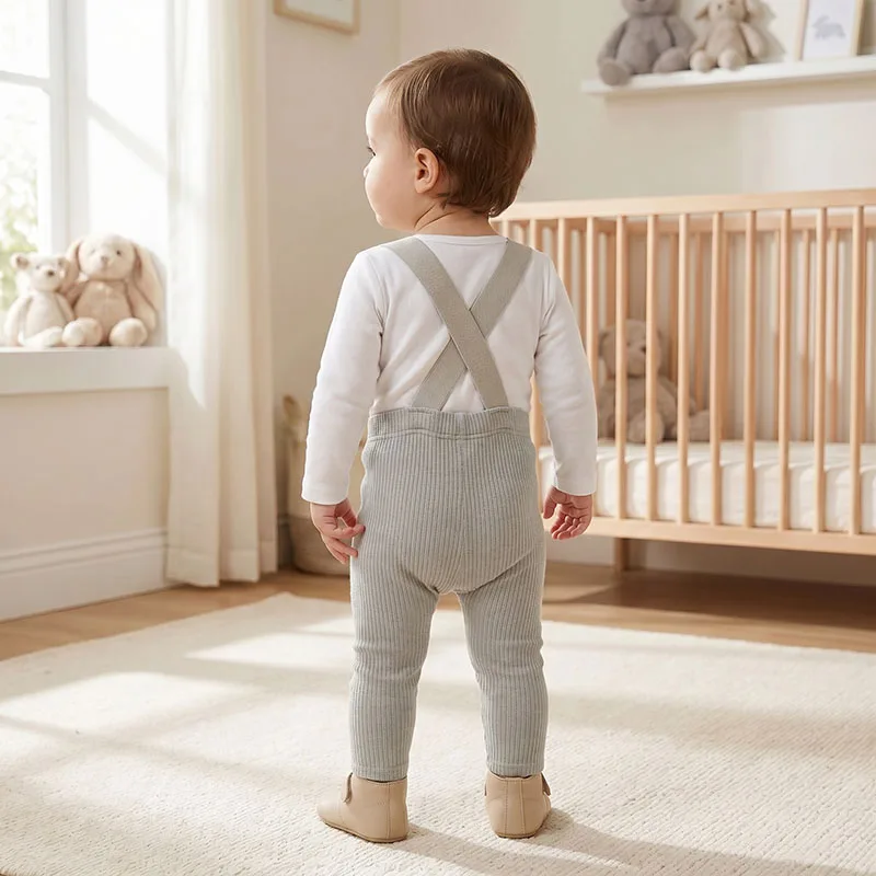 Pantalones de verano de cintura alta ventilados para bebé - imagen 2