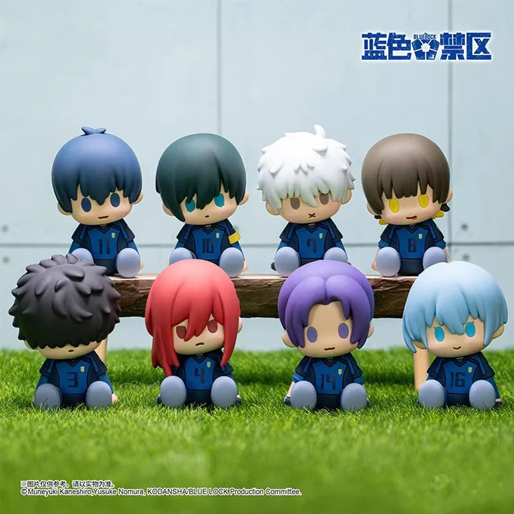 Figura chibi Blue Lock con cabeza inclinable, adorno de escritorio - imagen 5