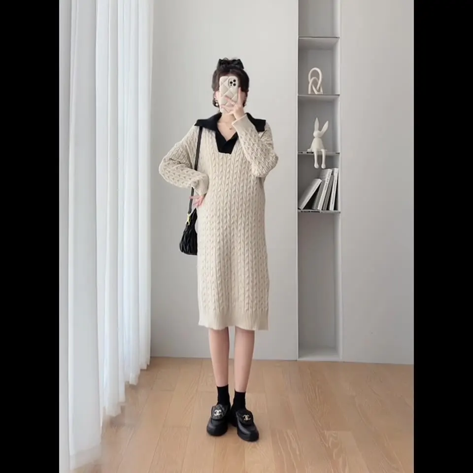 Sudadera premamá con capucha y diseño patchwork