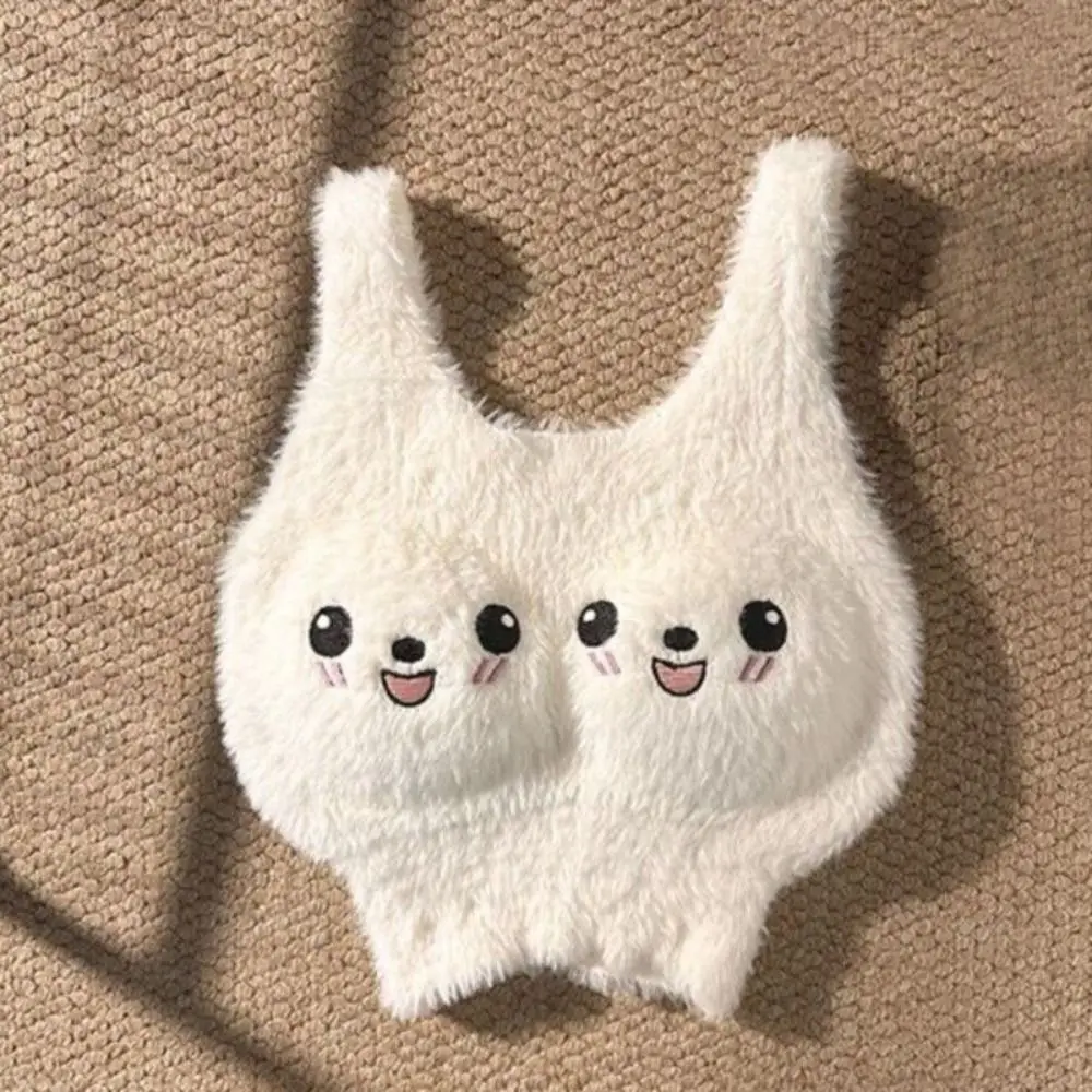 Chaleco térmico blanco para niña de ropa interior dulce otoño-invierno - imagen 4