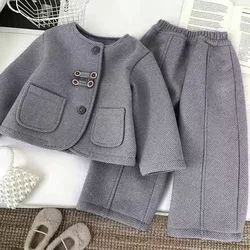 Chándal infantil para niña de primavera y otoño – conjunto moda