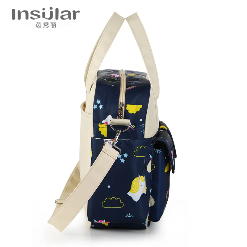 Bolso de pañales impermeable nailon gran capacidad cruzado - imagen 2