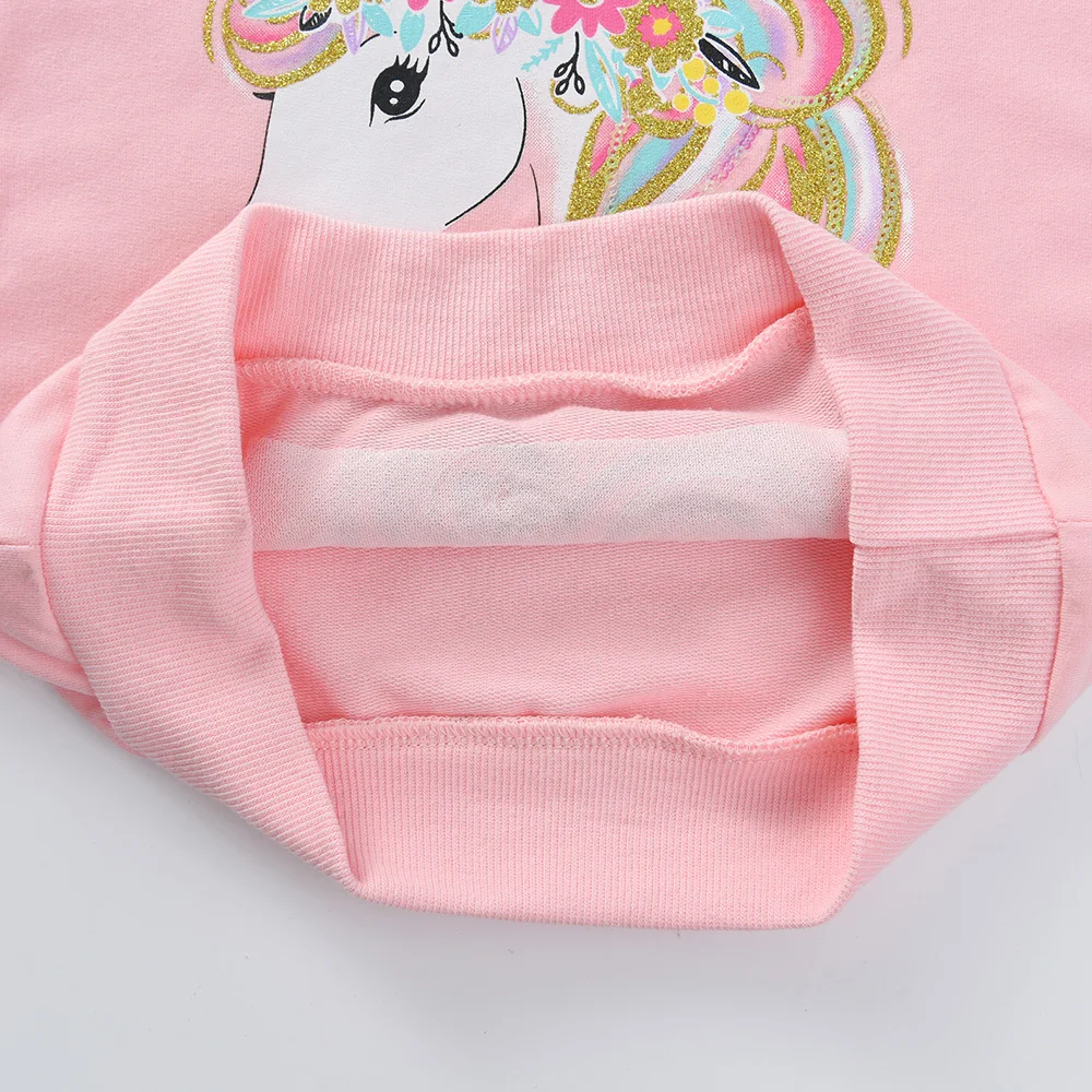 DXTON Conjunto infantil de jersey y pantalón arcoíris para invierno
