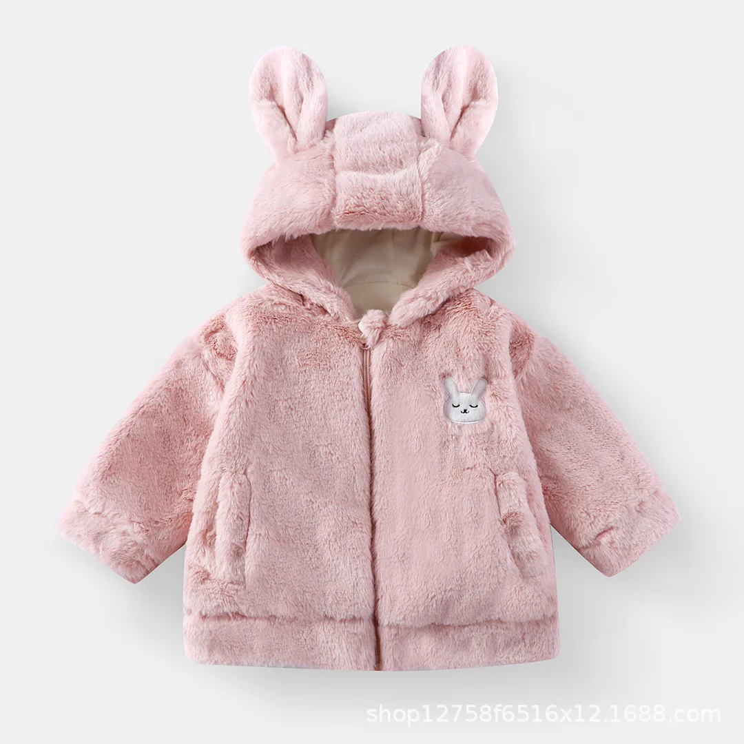 Chaqueta acolchada infantil con capucha cálida para invierno unisex - imagen 5