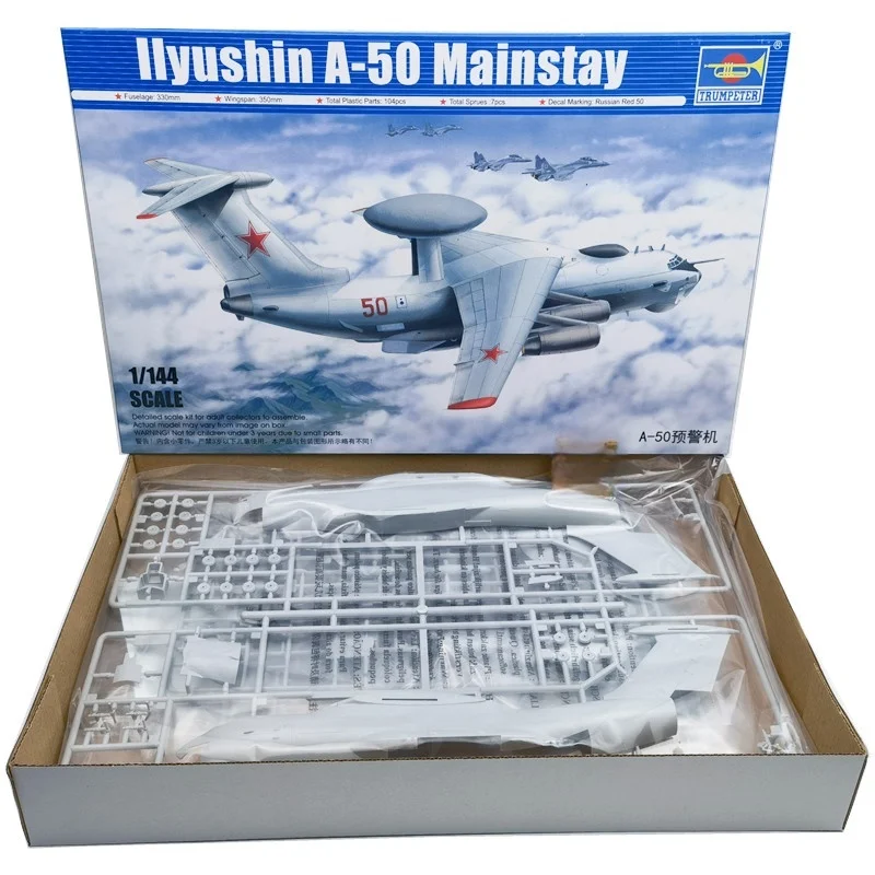 Piezas del kit A-50 AWACS en sprues