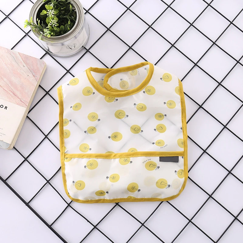 Baberos impermeables de toalla para bebé unisex, saliva y eructos