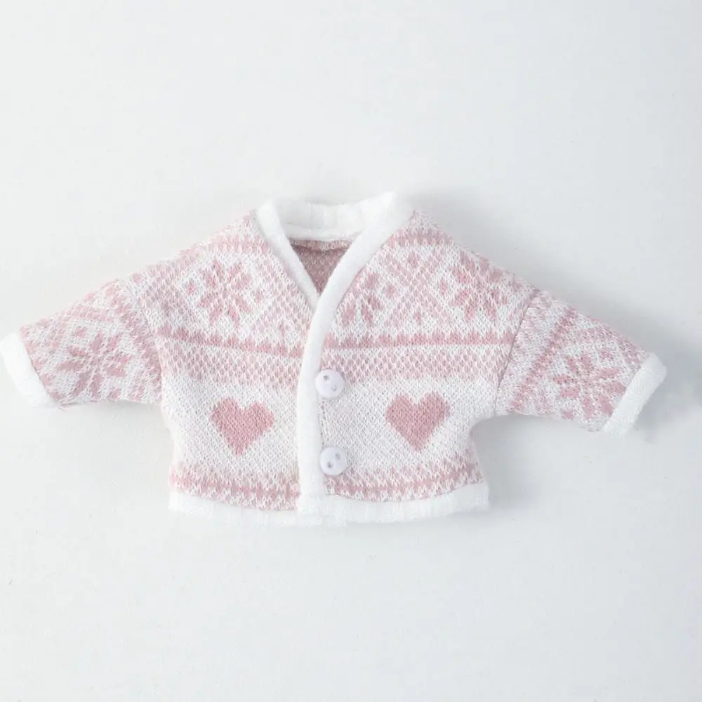 Cárdigan de punto suave para muñeca