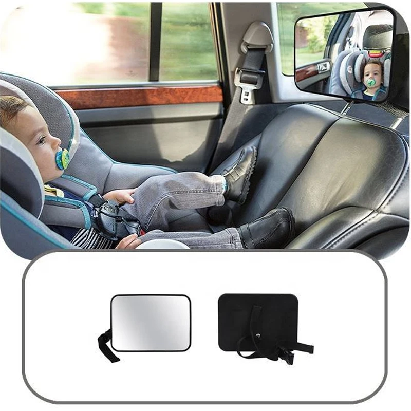 Espejo retrovisor ajustable en reposacabezas