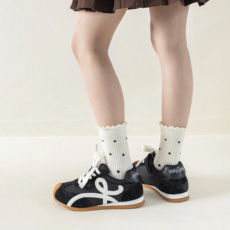 Calcetines de algodón con lunares para niños y niñas, primavera-otoño - imagen 4