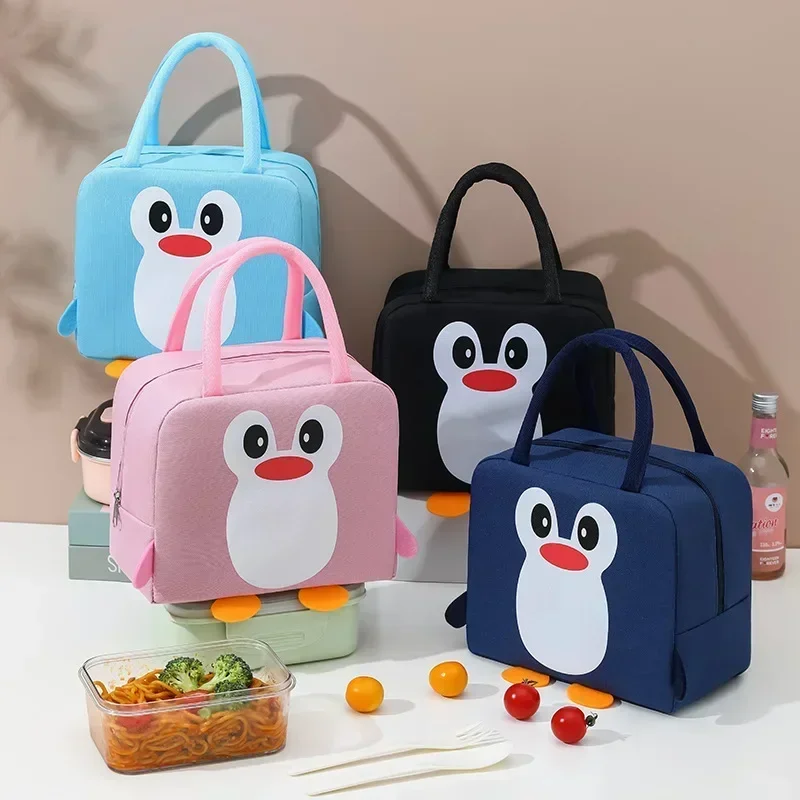 Bolsa térmica infantil impermeable de gran capacidad con cremallera - imagen 3