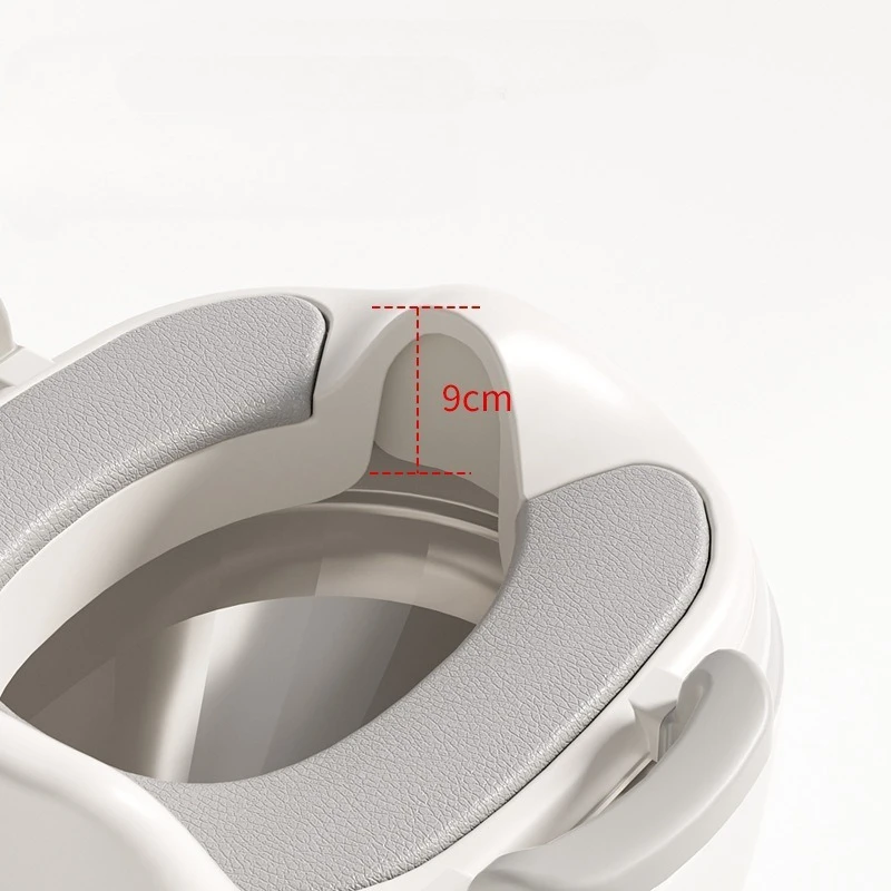 Asiento de orinal acolchado con funda elevadora para baño infantil - imagen 4