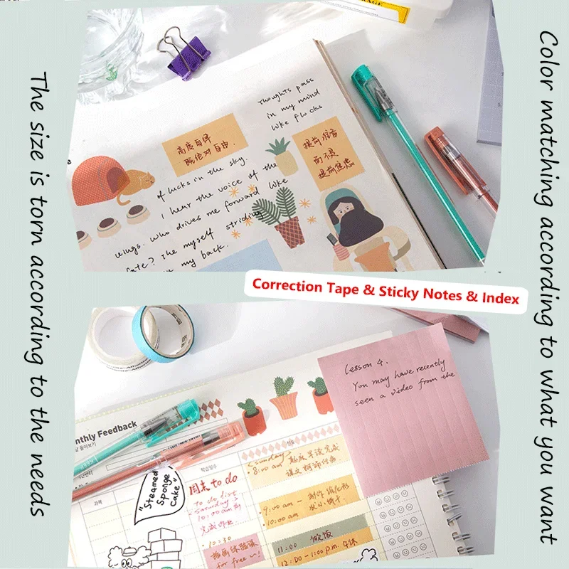 Notas adhesivas estilo kawaii para niños – Colores vivos para organizar - imagen 3